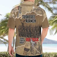Tuskegee Airmen Tribute Hawaiian Shirt Black History Air Force - Wonder Print Shop