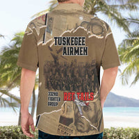 Tuskegee Airmen Tribute Hawaiian Shirt Black History Air Force LT18