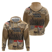 Tuskegee Airmen Tribute Hoodie Black History Air Force - Wonder Print Shop