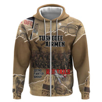 Tuskegee Airmen Tribute Hoodie Black History Air Force LT18