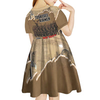 Tuskegee Airmen Tribute Kid Short Sleeve Dress Black History Air Force LT18