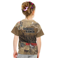 Tuskegee Airmen Tribute Kid T Shirt Black History Air Force - Wonder Print Shop