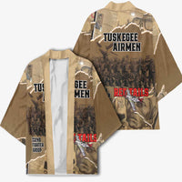 Tuskegee Airmen Tribute Kimono Black History Air Force LT18