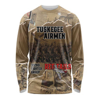 Tuskegee Airmen Tribute Long Sleeve Shirt Black History Air Force LT18