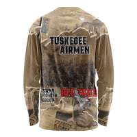 Tuskegee Airmen Tribute Long Sleeve Shirt Black History Air Force - Wonder Print Shop