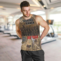 Tuskegee Airmen Tribute Men Tank Top Black History Air Force LT18