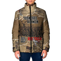 Tuskegee Airmen Tribute Padded Jacket Black History Air Force LT18