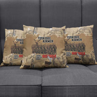 Tuskegee Airmen Tribute Pillow Cover Black History Air Force - Wonder Print Shop