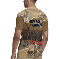 Tuskegee Airmen Tribute Rugby Jersey Black History Air Force LT18