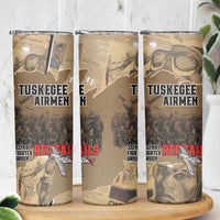 Tuskegee Airmen Tribute Skinny Tumbler Black History Air Force LT18