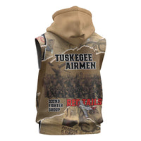 Tuskegee Airmen Tribute Sleeveless Hoodie Black History Air Force LT18