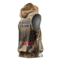 Tuskegee Airmen Tribute Sleeveless Hoodie Black History Air Force LT18