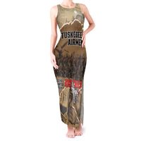 Tuskegee Airmen Tribute Tank Maxi Dress Black History Air Force - Wonder Print Shop