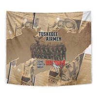 Tuskegee Airmen Tribute Tapestry Black History Air Force LT18