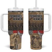 Tuskegee Airmen Tribute Tumbler With Handle Black History Air Force LT18
