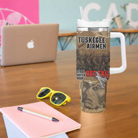 Tuskegee Airmen Tribute Tumbler With Handle Black History Air Force - Wonder Print Shop