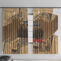 Tuskegee Airmen Tribute Window Curtain Black History Air Force LT18