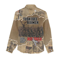 Tuskegee Airmen Tribute Women Casual Shirt Black History Air Force LT18