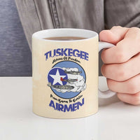 Tuskegee Airmen Red Tails Ceramic Mug Heroes Of Freedom - Wonder Print Shop
