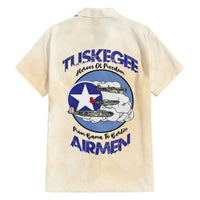Tuskegee Airmen Red Tails Family Matching Off The Shoulder Long Sleeve Dress and Hawaiian Shirt Heroes Of Freedom - Wonder Print Shop
