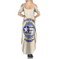 Tuskegee Airmen Red Tails Family Matching Summer Maxi Dress and Hawaiian Shirt Heroes Of Freedom - Wonder Print Shop