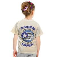 Tuskegee Airmen Red Tails Kid T Shirt Heroes Of Freedom - Wonder Print Shop