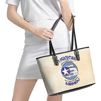 Tuskegee Airmen Red Tails Leather Tote Bag Heroes Of Freedom - Wonder Print Shop