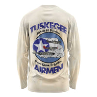 Tuskegee Airmen Red Tails Long Sleeve Shirt Heroes Of Freedom - Wonder Print Shop
