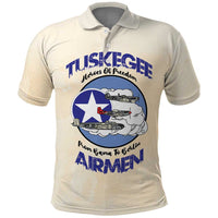 Tuskegee Airmen Red Tails Polo Shirt Heroes Of Freedom - Wonder Print Shop