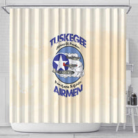 Tuskegee Airmen Red Tails Shower Curtain Heroes Of Freedom - Wonder Print Shop