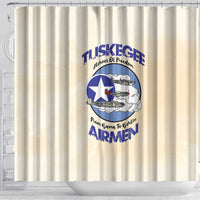 Tuskegee Airmen Red Tails Shower Curtain Heroes Of Freedom - Wonder Print Shop