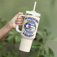 Tuskegee Airmen Red Tails Tumbler With Handle Heroes Of Freedom - Wonder Print Shop