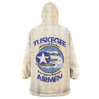 Tuskegee Airmen Red Tails Wearable Blanket Hoodie Heroes Of Freedom - Wonder Print Shop