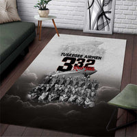 Tuskegee Airmen Pride Area Rug 332nd Fighter Group Red Tails - Wonder Print Shop