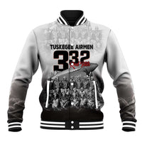 Tuskegee Airmen Pride Baseball Jacket 332nd Fighter Group Red Tails - Wonder Print Shop