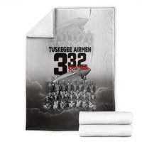 Tuskegee Airmen Pride Blanket 332nd Fighter Group Red Tails - Wonder Print Shop