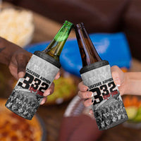 Tuskegee Airmen Pride 4 in 1 Can Cooler Tumbler 332nd Fighter Group Red Tails - Wonder Print Shop