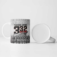 Tuskegee Airmen Pride Ceramic Mug 332nd Fighter Group Red Tails - Wonder Print Shop
