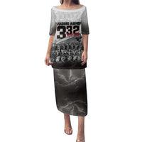 Tuskegee Airmen Pride Family Matching Puletasi and Hawaiian Shirt 332nd Fighter Group Red Tails - Wonder Print Shop
