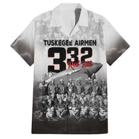Tuskegee Airmen Pride Family Matching Short Sleeve Bodycon Dress and Hawaiian Shirt 332nd Fighter Group Red Tails - Wonder Print Shop