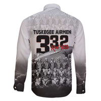 Tuskegee Airmen Pride Family Matching Short Sleeve Bodycon Dress and Hawaiian Shirt 332nd Fighter Group Red Tails - Wonder Print Shop