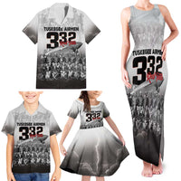 Tuskegee Airmen Pride Family Matching Tank Maxi Dress and Hawaiian Shirt 332nd Fighter Group Red Tails - Wonder Print Shop