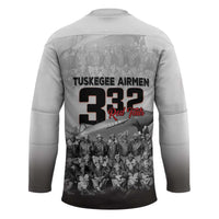 Tuskegee Airmen Pride Hockey Jersey 332nd Fighter Group Red Tails - Wonder Print Shop