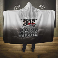 Tuskegee Airmen Pride Hooded Blanket 332nd Fighter Group Red Tails - Wonder Print Shop