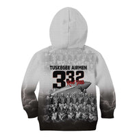 Tuskegee Airmen Pride Kid Hoodie 332nd Fighter Group Red Tails - Wonder Print Shop