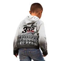 Tuskegee Airmen Pride Kid Hoodie 332nd Fighter Group Red Tails - Wonder Print Shop