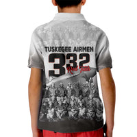 Tuskegee Airmen Pride Kid Polo Shirt 332nd Fighter Group Red Tails - Wonder Print Shop