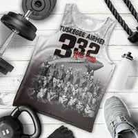 Tuskegee Airmen Pride Men Tank Top 332nd Fighter Group Red Tails - Wonder Print Shop