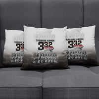 Tuskegee Airmen Pride Pillow Cover 332nd Fighter Group Red Tails - Wonder Print Shop