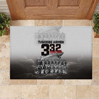 Tuskegee Airmen Pride Rubber Doormat 332nd Fighter Group Red Tails - Wonder Print Shop